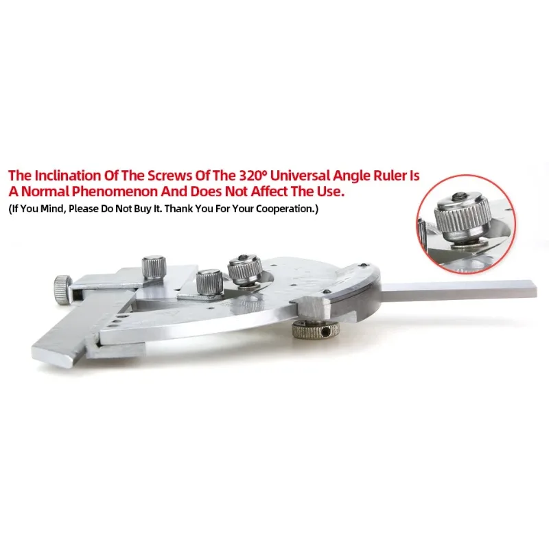 Angle Ruler Multifunctional Ruler Square Measuring Instruments Angle Meter Woodworking Tools Angle Finder Protractor