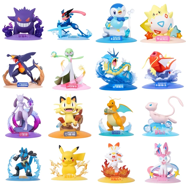 Oryginalne figurki Pokemon FUNISM Pikachu Mewtwo Mew Figurka Gardevoir Sylveon Haunter Model Anime Pocket Monster Zabawka Prezent Urodzinowy