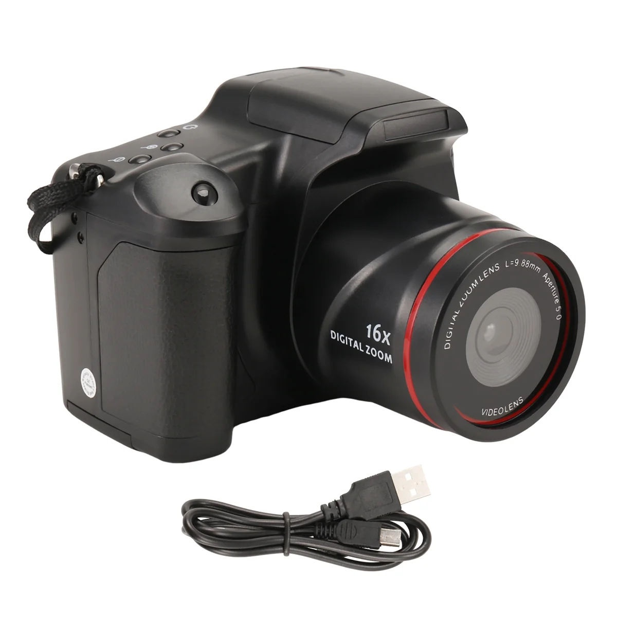 

NEW Digital Camera Vlog Camera Photography 16X Digital Zoom 720P HD SLR Camera Anti-Shake Photo Cameras for Live Stream