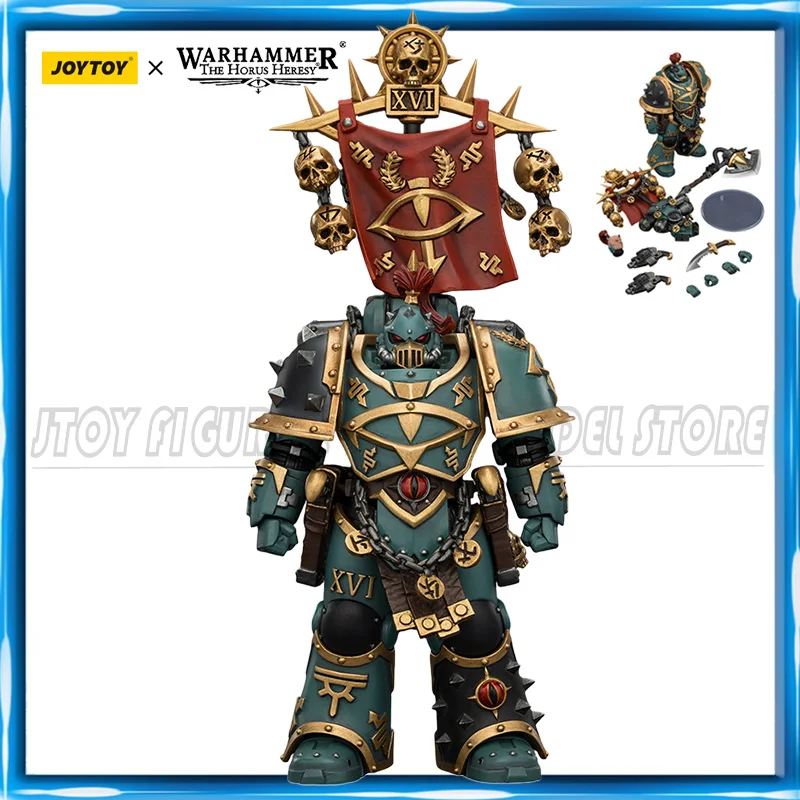 

Предзаказ: Фигурки JOYTOY Warhammer 40K 1/18 Sons of Horus Vheren Ashurhaddon Master of the True Sons Toys
