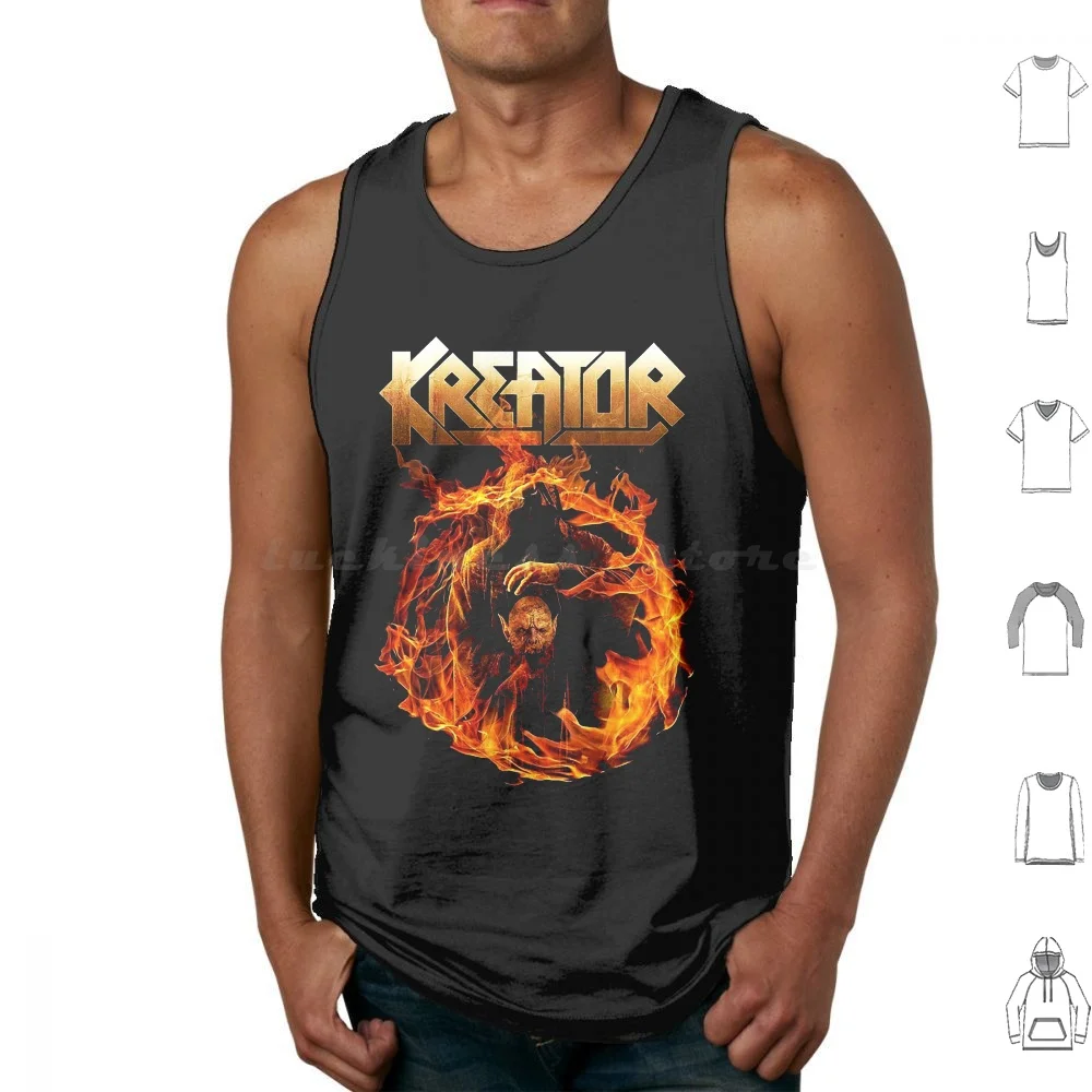 

Бестселлер Kreator Band Майки с принтом Хлопок Бестселлер Kreator Band Music Trivium Metal Gold Band Red Bands