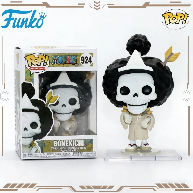 

FUNKO POP Original Genuine ONE PIECE BONEKICHI 924 Action Figure Toys for Boys Girls Gift Collectible Model Ornaments