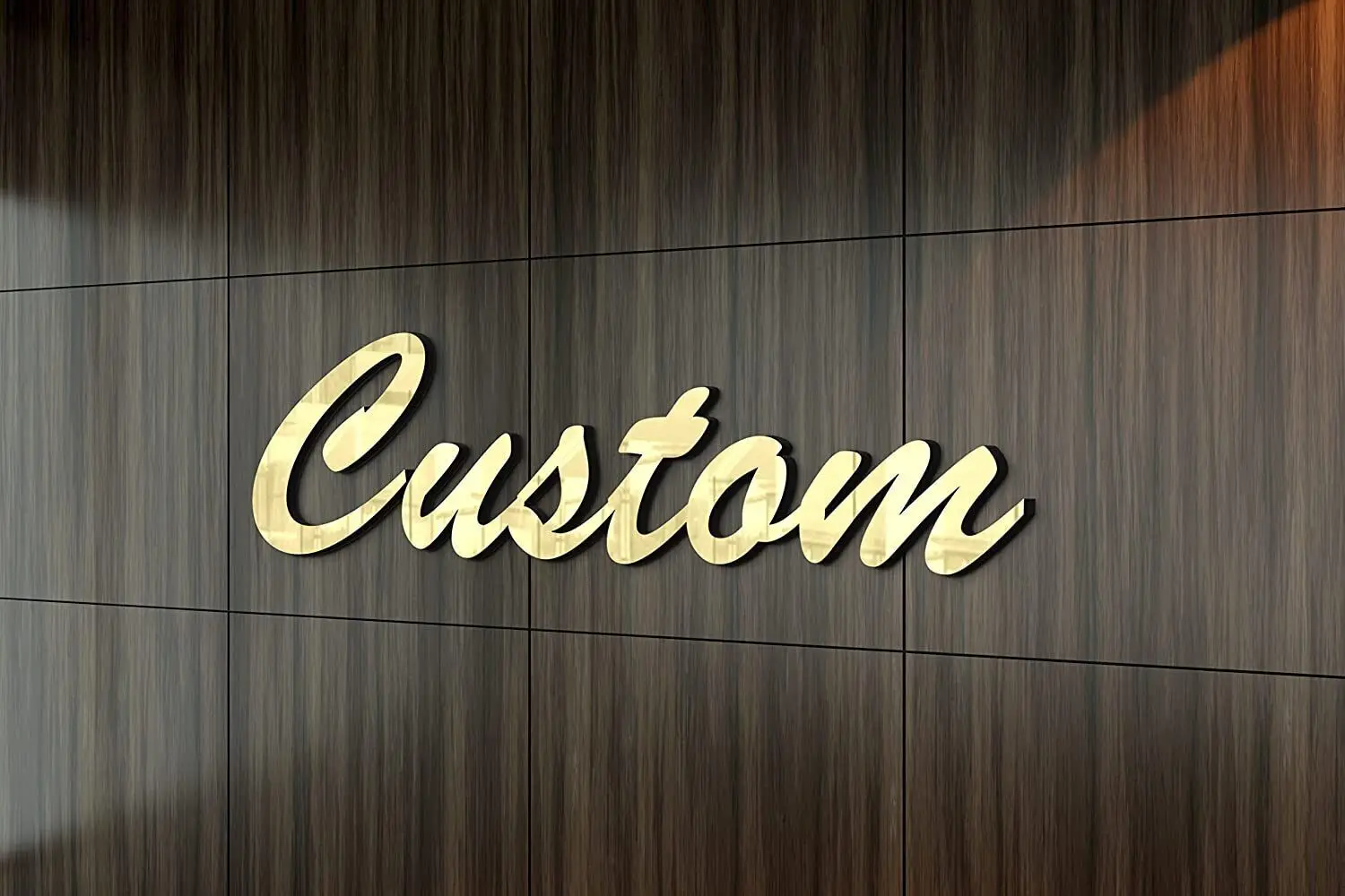 

Custom Backlit Signs LED Illuminated 3D Business Logo Stainless Steel Company STUDIO Bar Club Signage Outdoor Nails Salon Beauty