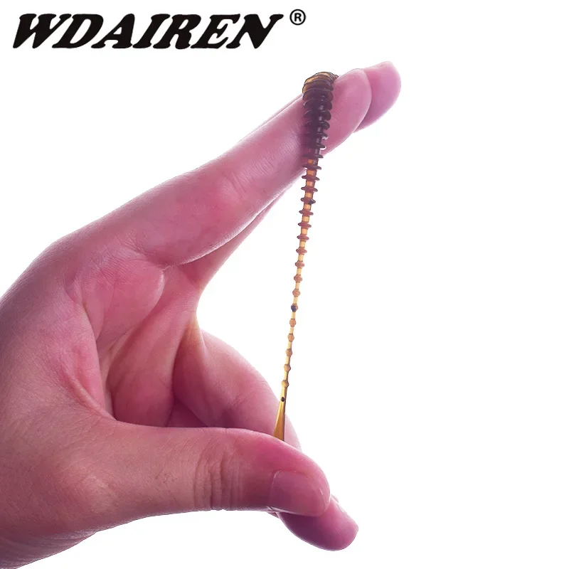 10 sztuk robaki pcv miękka przynęta 48mm 0.8g woblery jiggingowe sztuczna silikonowa przynęta Swimbait robaki sprzęt wędkarski — zdjęcie 5