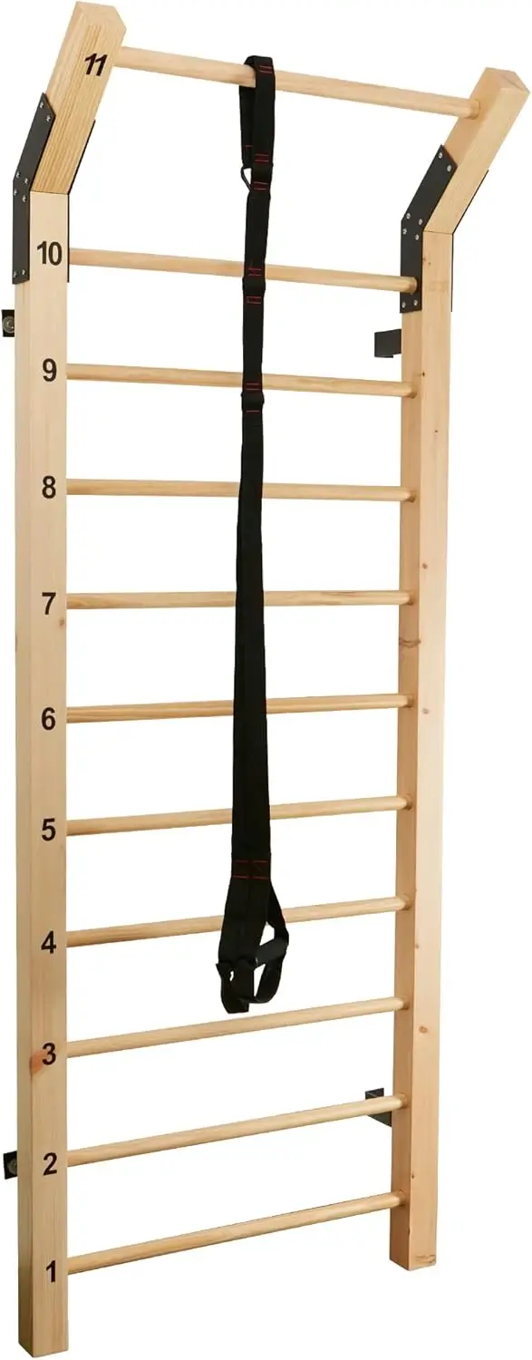 

Gymnastics Ladder w/ 11 Strategic Rods - Ideal for Back Pain Scoliosis