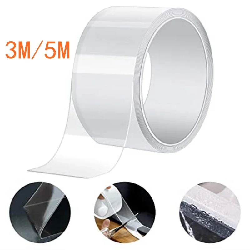 Kitchen Waterproof Tape Self-adhesive Sink Pool Beautiful Seam Paste Mildew Antifouling Transparent Acrylic Nano Tape