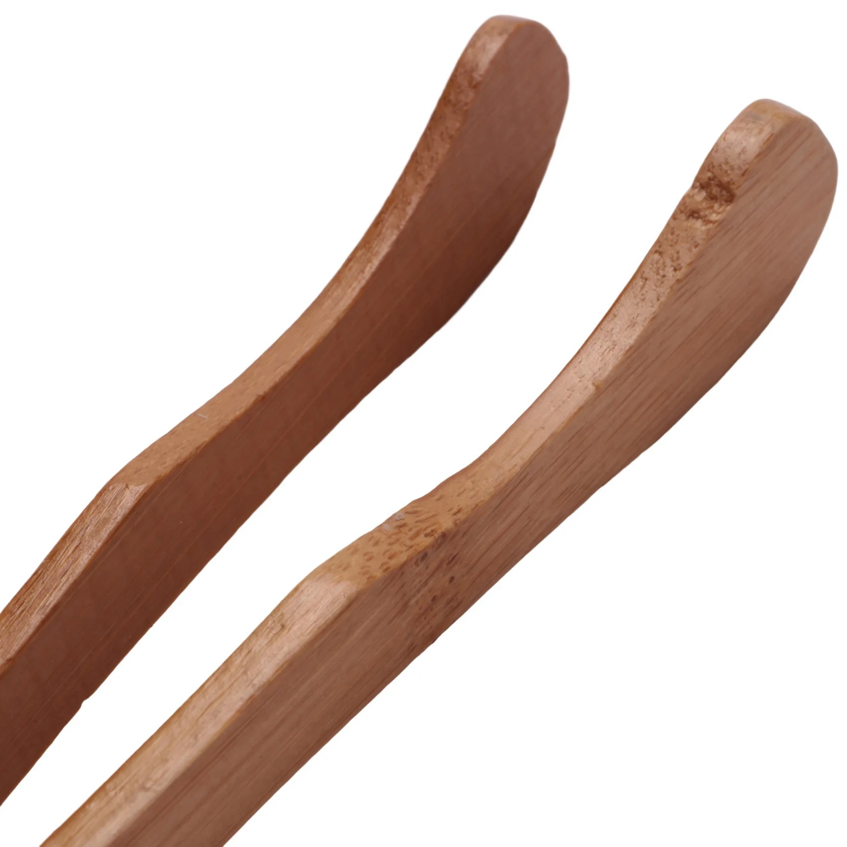 ABUH-48PCS Bamboo Toaster Tongs, 7 Inch Wood Kitchen Tongs, Reusable Wood Cooking Tongs, For Toast, Cooking, Bread, Fruit Tea