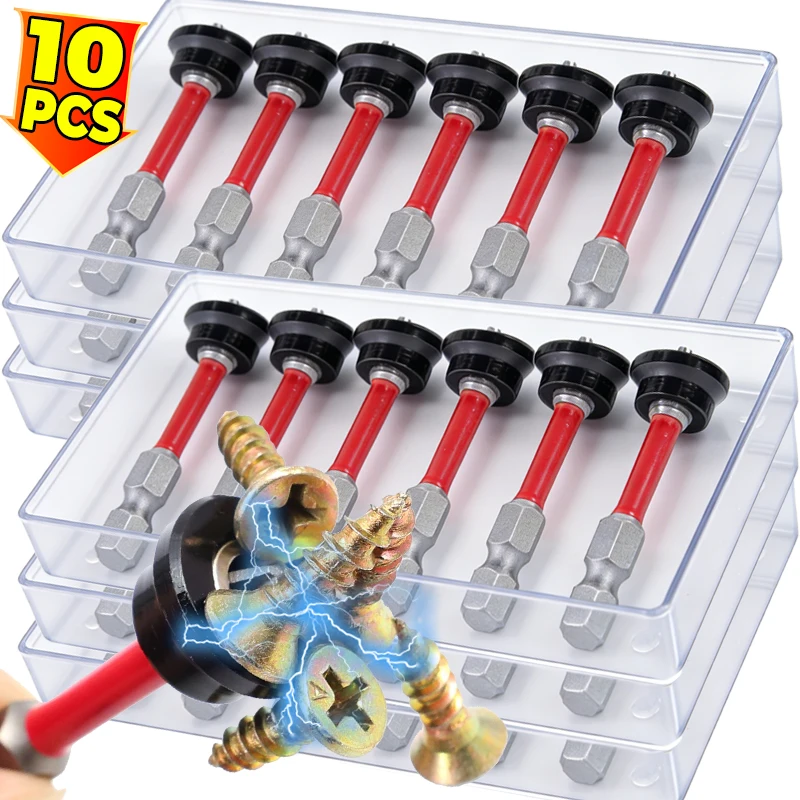 

Magnetic Positioning Screwdriver Bits Detachable Magnetic Batch Head Screwdrivers Drill Holder Hex Shank Drywall Drilling Tools