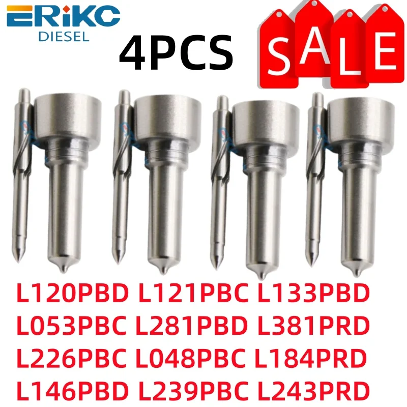 

4PCS NEW L120PBD L121PBC L133PBD L053PBC L281PBD L381PRD L226PBC L048PBC L184PRD L146PBD L239PBC L243PRD Injector Nozzle