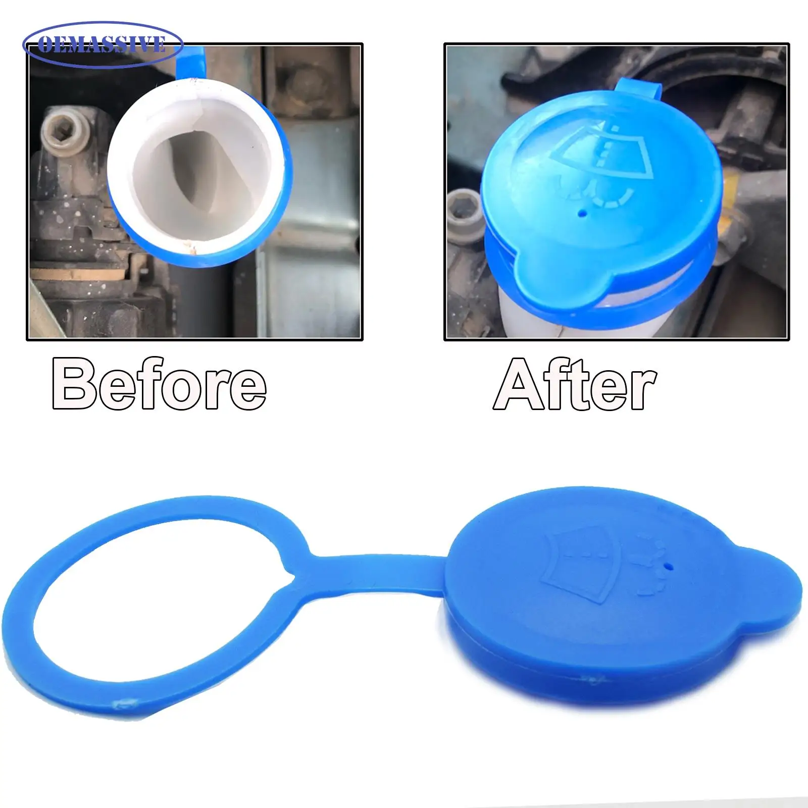 OEMASSIVE Windshield Wiper Washer Fluid Reservoir Tank Bottle Cap Washing Cover For Suzuki Swift 2004 - 2017 SX4 2006 - 2012