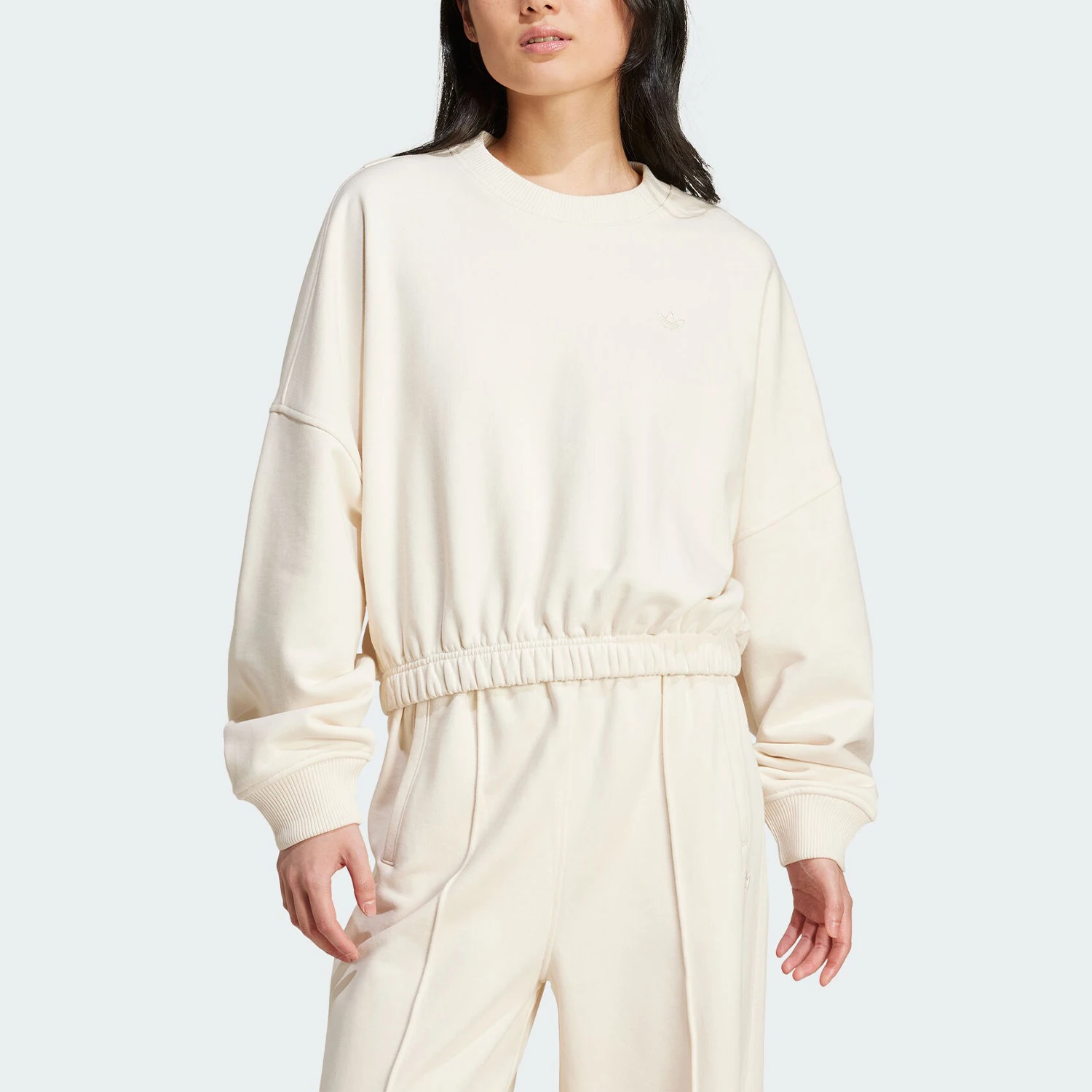 

Adidas Official Genuine Women's Simple Loose Sportswear Hoodie IZ0291