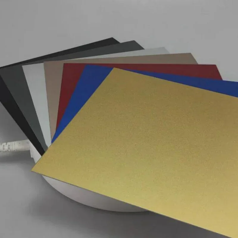 1-5pcs 7 Types Colorful Anodized Aluminum Alloy Plate 5052 Aluminum Sandblasted Surface Aluminum Sheet 100x100-300x300mm