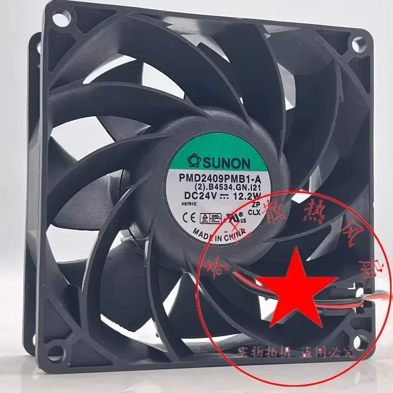 Ventola CPU originale per SUNON PMD2409PMB1-A 24V 12.2W 9038 9CM Ventola convertitore di frequenza Schneider 90x90x38mm