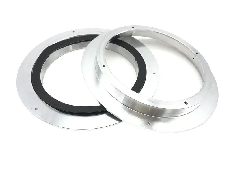 2pcs 8” to 6.5” Car Speaker Mount Pad 8 Inch To 6.5 Inch Adapter Plates Bracket Ring Mat Aluminum Alloy For Volkswagen Vw