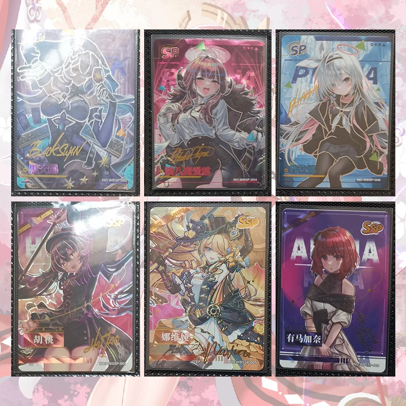 

Anime Goddess Story SP SSP Cards Milim Rikuhachima Aru Nahida Hu Tao Navia Caspar Arlecchino Lumine Arima Kana Collectible Cards