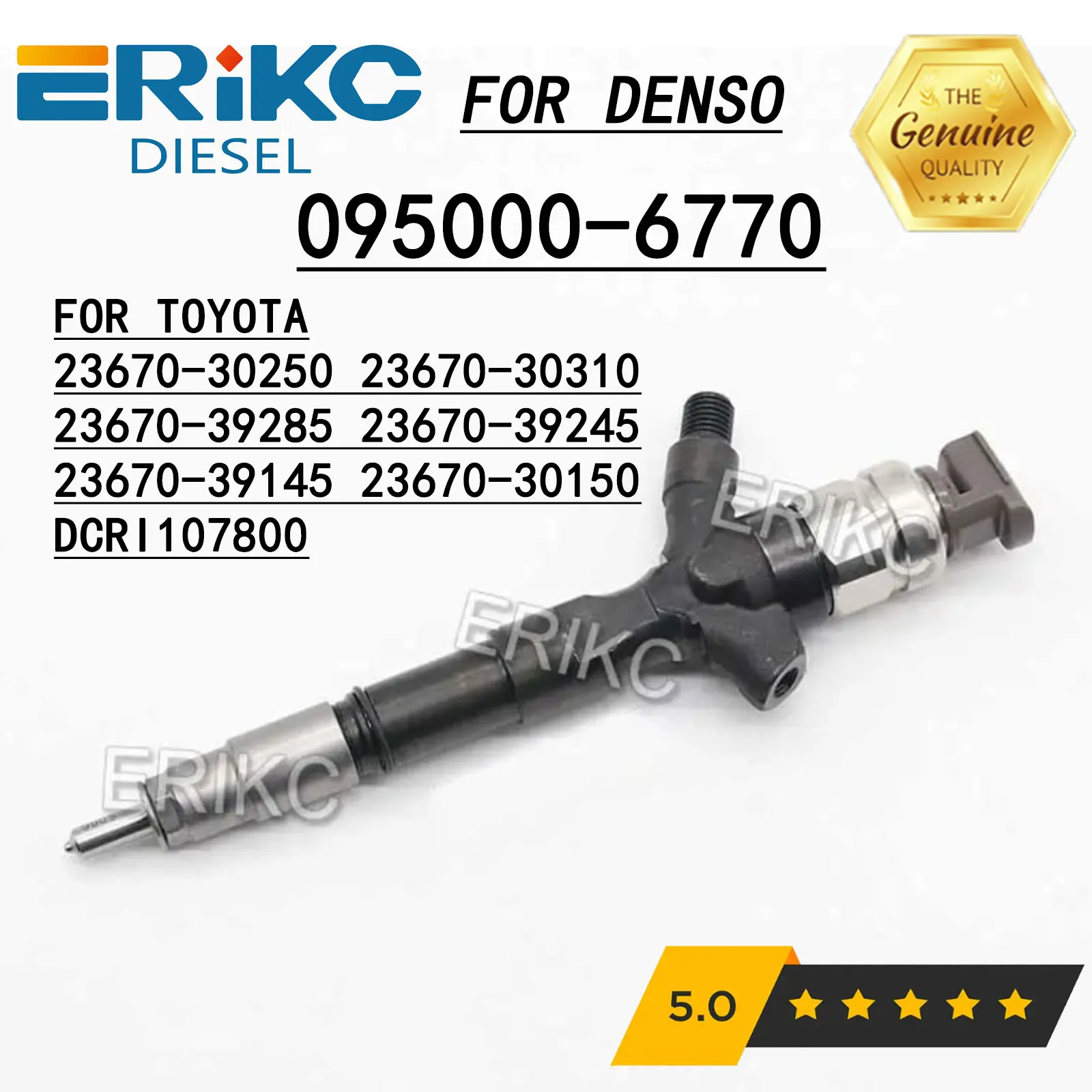 

095000-6770 095000-6771 New Diesel Engine Injector Assy 095000-6772 for Toyota DENSO DCRI107800 23670-39145 23670-30150