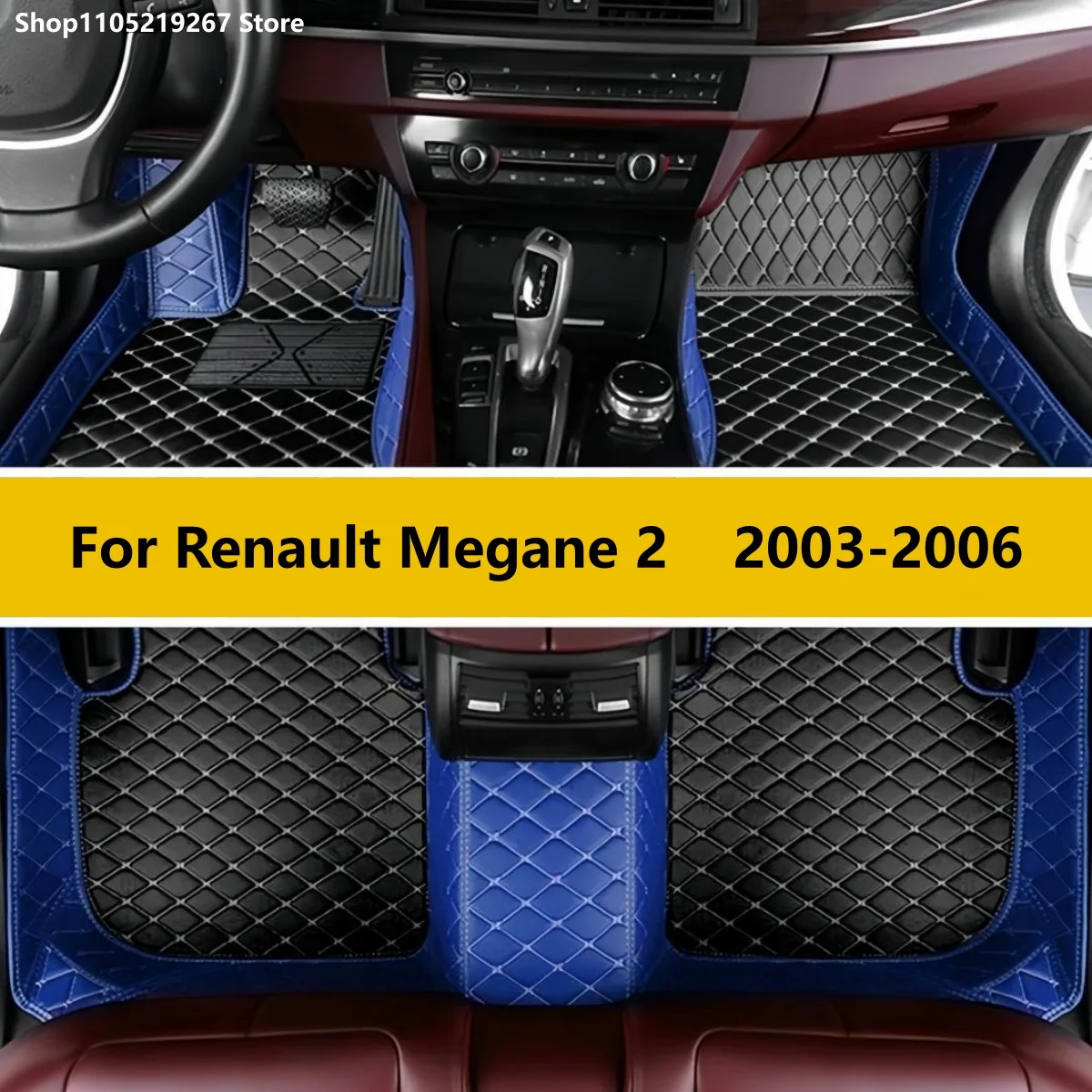 

Car Floor Mats For Renault Megane 2 2003 2004 2005 2006 Carpets Leather Mat Durable Rugs Anti Dirty Pad Set