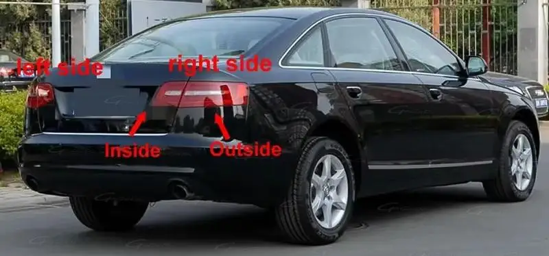 Fit For Audi A6 C6 S6 RS6 Sedan 2009 2010 2011 LED Taillight Assembly  Reverse lights Turn signal lights High-Quality Version - view 2