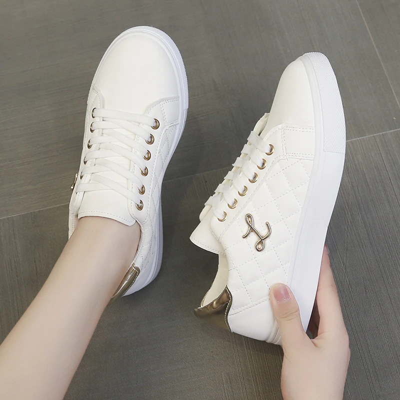 New Cross-strap Comfortable Casual Running Sneakers Summer Round Toe Flat Bottom Metal Decorative Fashion Women's Shoes