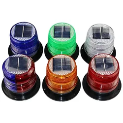 Luz LED de alarma de energía Solar para autobús escolar, indicador de coche, luz estroboscópica de alarma de flash, faro de advertencia para coche