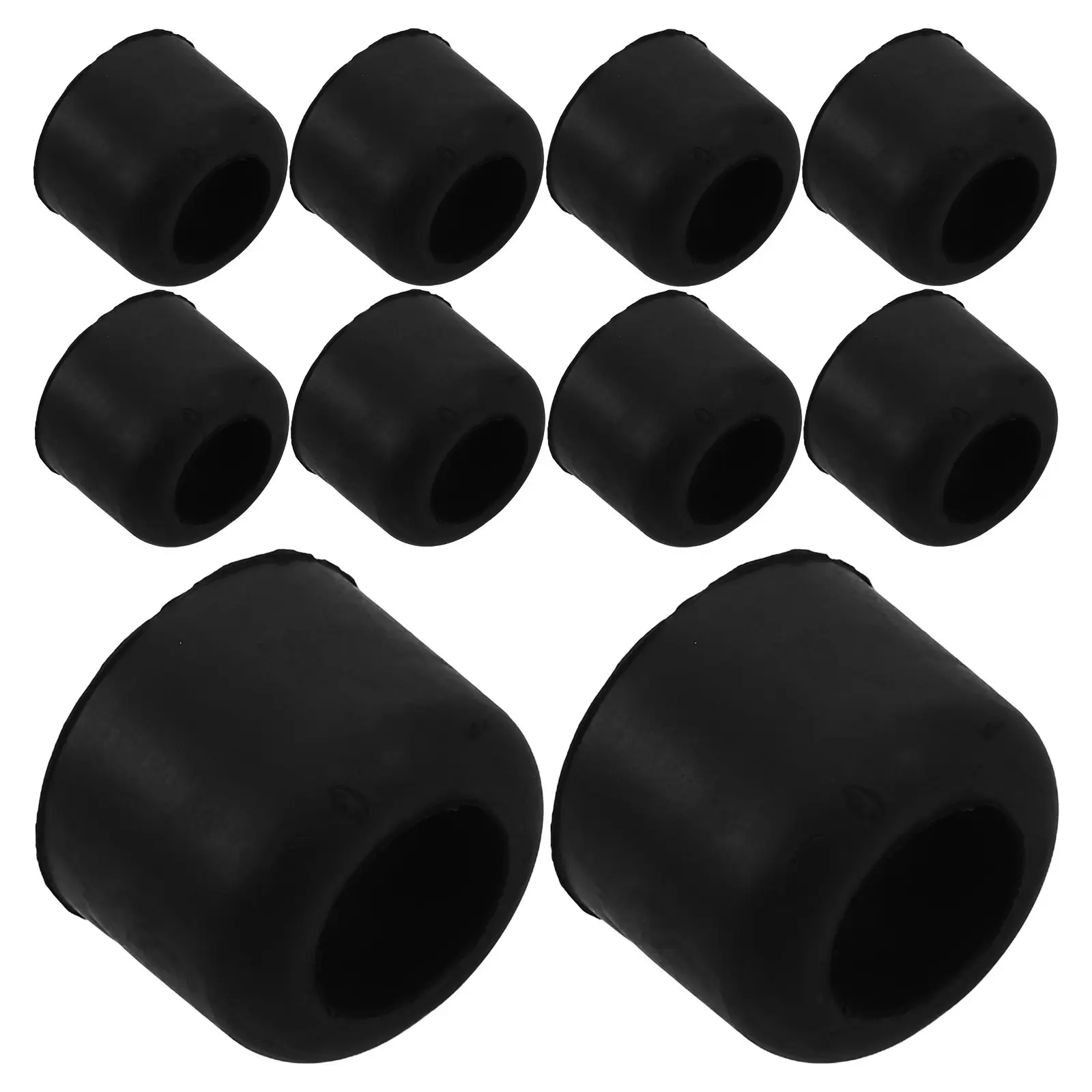10Pcs Truck Rear Bumper Rubber Pads Heavy Duty Anti-Collision Crash Blocks for Trailer Dock Loading Protection Truck Door Buffer