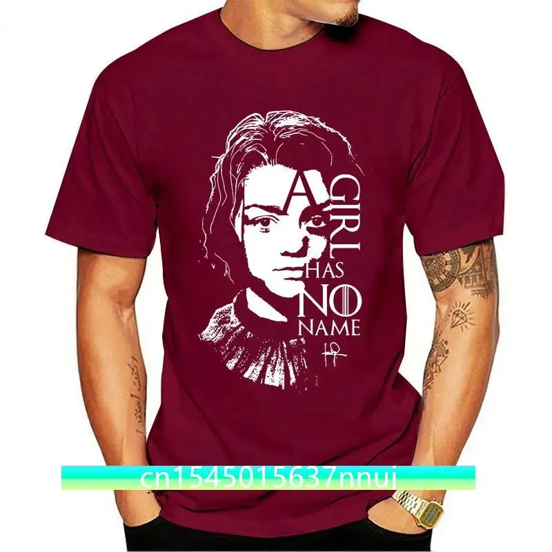 New Summer Style Hip Hop Men T-shirt Tops Arya Stark  Has No Name Men' S Tee - T-shirts - T Shirt - Got