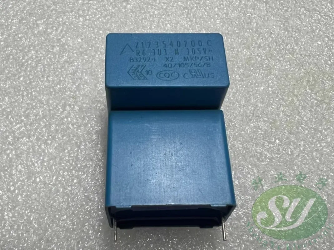 2pcs/lot EPCOS 3.3uf/305vAC 3u3 335 Brand New 28mm Film Capacitor (Height: 27mm)