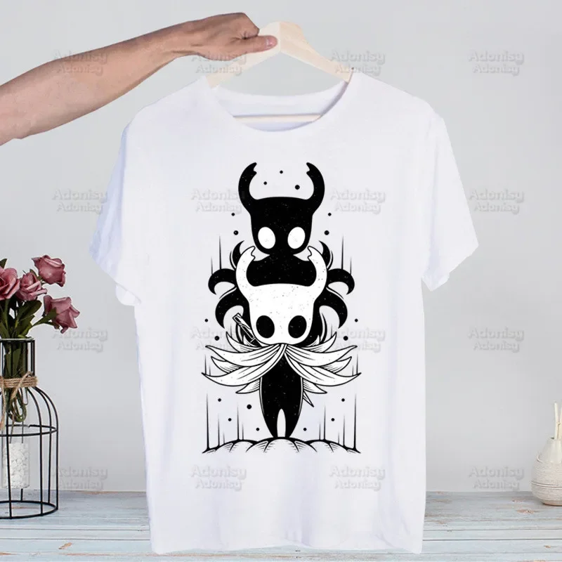 Hollow Knight Game Shirt Novelty  Vintage Crew Hollow Crew Team Neck Men\'s T-Shirt Women Top Tee Gift Streetwear