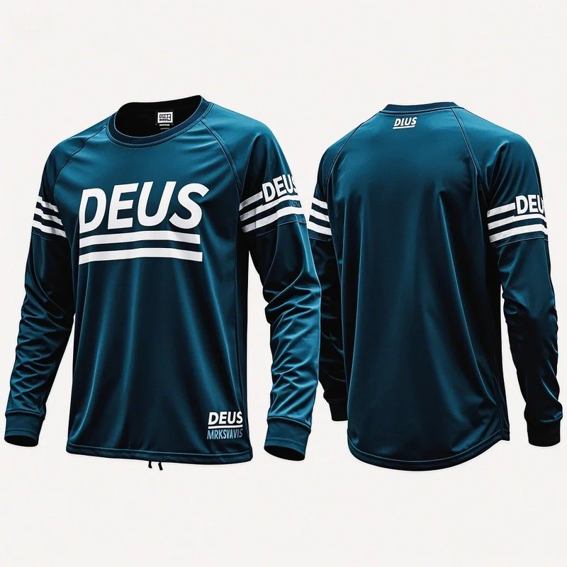 AliExpress Motocross Mountain Enduro Bike Clothing DEUS EX MACHINA Bicycle Moto Downhill T-shirt Women Men Cycling Jersey MTB Shirts BMX