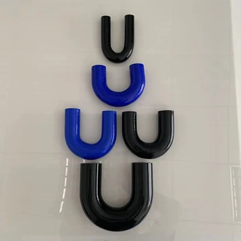 180-Grad-Winkel, allgemeines Silikon, Kühlmittel-Ladeluftkühler-Rohr, Schlauch, Innendurchmesser 12 mm, 15 mm, 19 mm, 22 mm, 25 mm, 32 mm, 35 mm, 38 mm, 42 mm, 51 mm, 54 mm