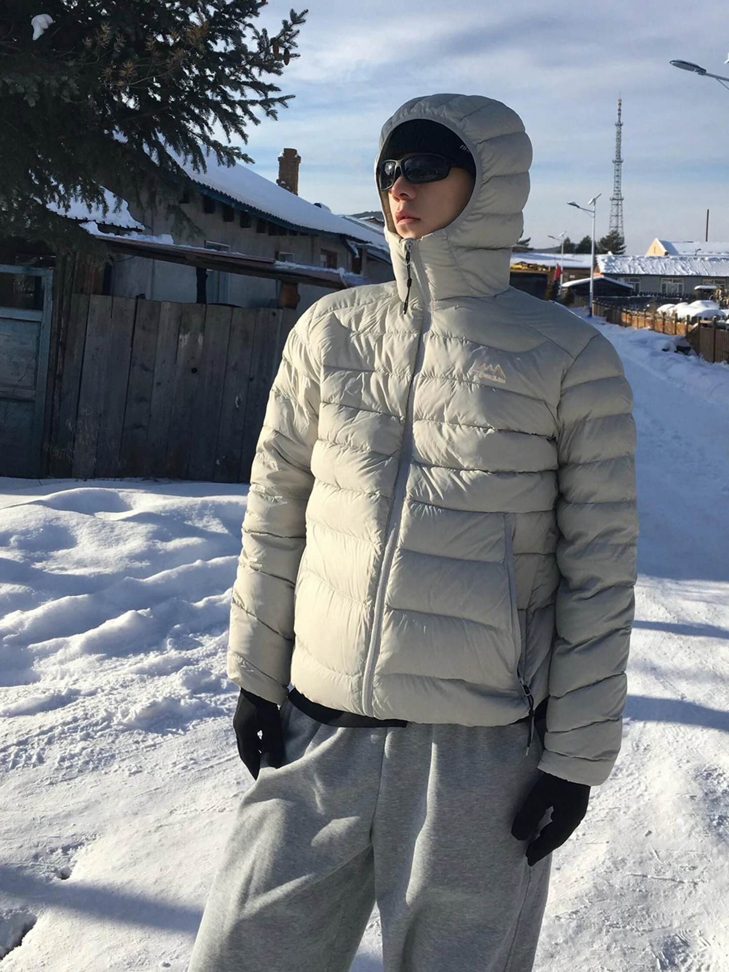 

Мужская легкая утепленная куртка цвета хаки для зимы, устойчивая к холоду, теплая, из хлопка, модная, повседневная