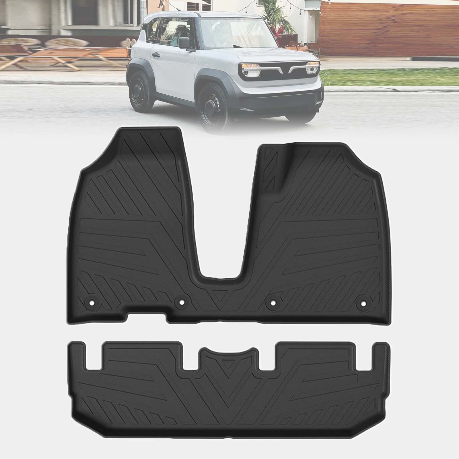 Fit for VinFast VF3 RHD Right Hand Drive 2025 High Quality TPE Car Floor Mats Protector, Waterproof, Easy Clean Car Accessories