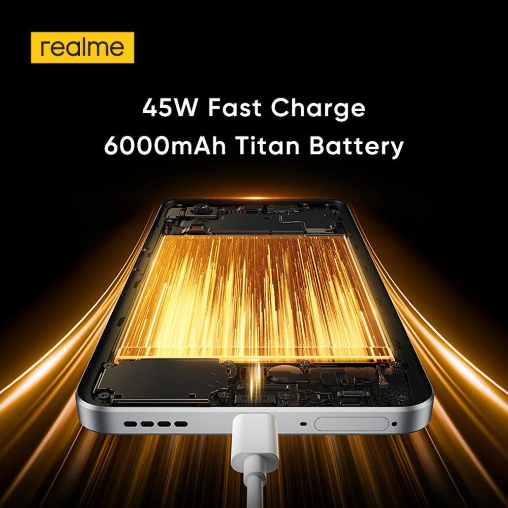 [برنامج بايونير] هاتف ذكي Realme 14 5G Snapdragon ®   6 شرائح الجيل 4 بطارية 6000 مللي أمبير في الساعة شحن 45 وات 120 هرتز شاشة AMOLED IP69 NFC