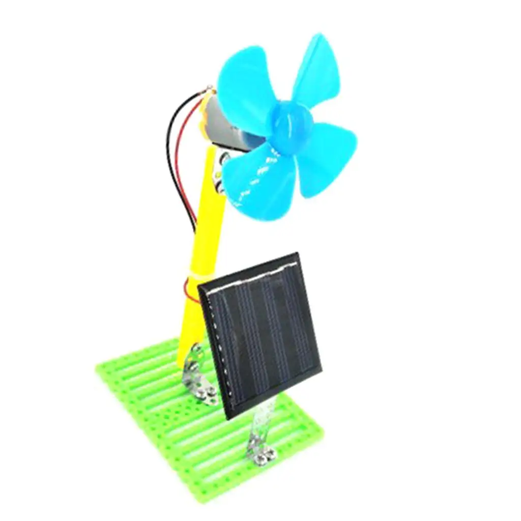 Solar Powered Fan para DIY Ciência Experiências e Aprendizagem Educacional