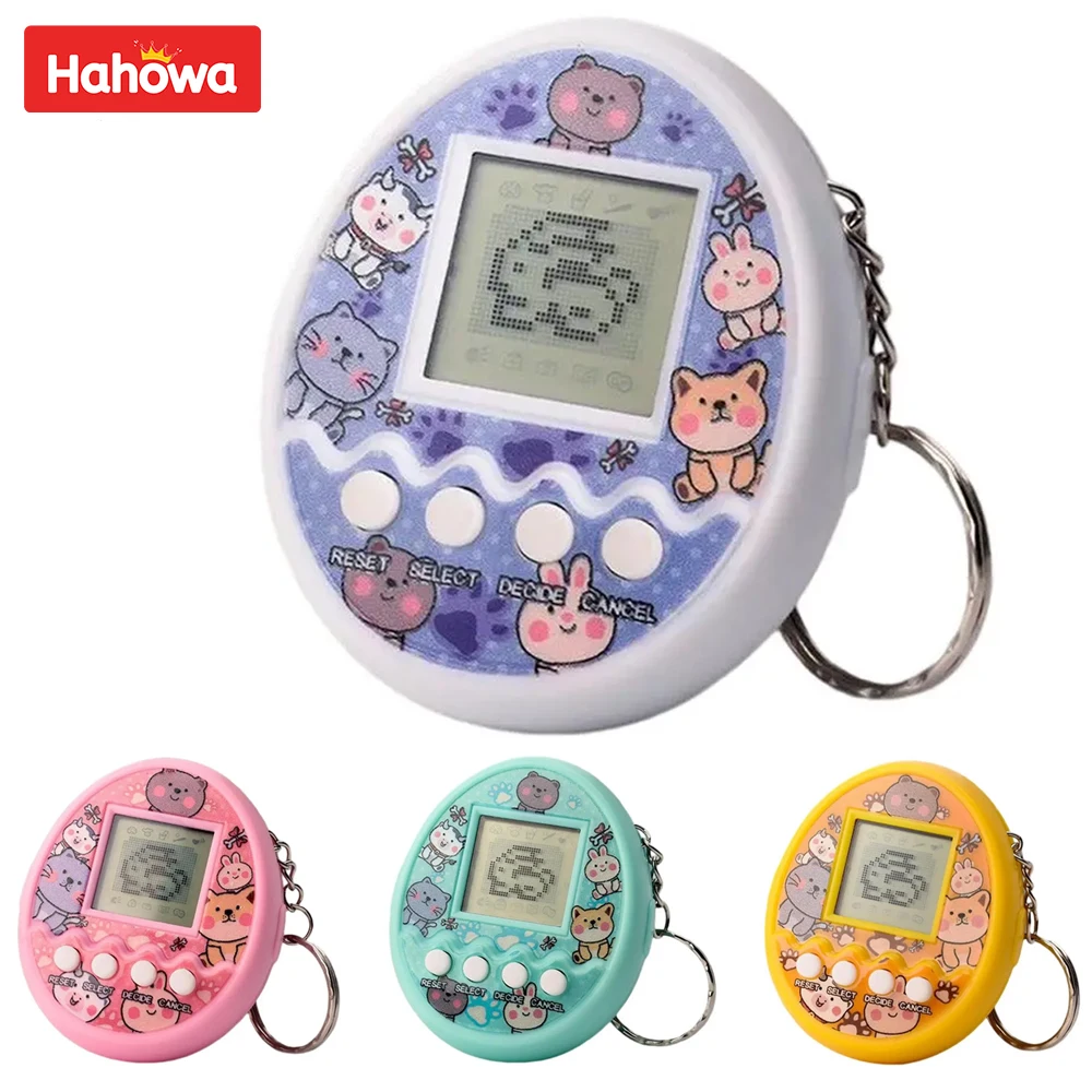 Electronic Pets Game Toys Virtual Tamagotchi in Russian Original German Spanish Polish Digital Animals Toys For Kids Child Pixel