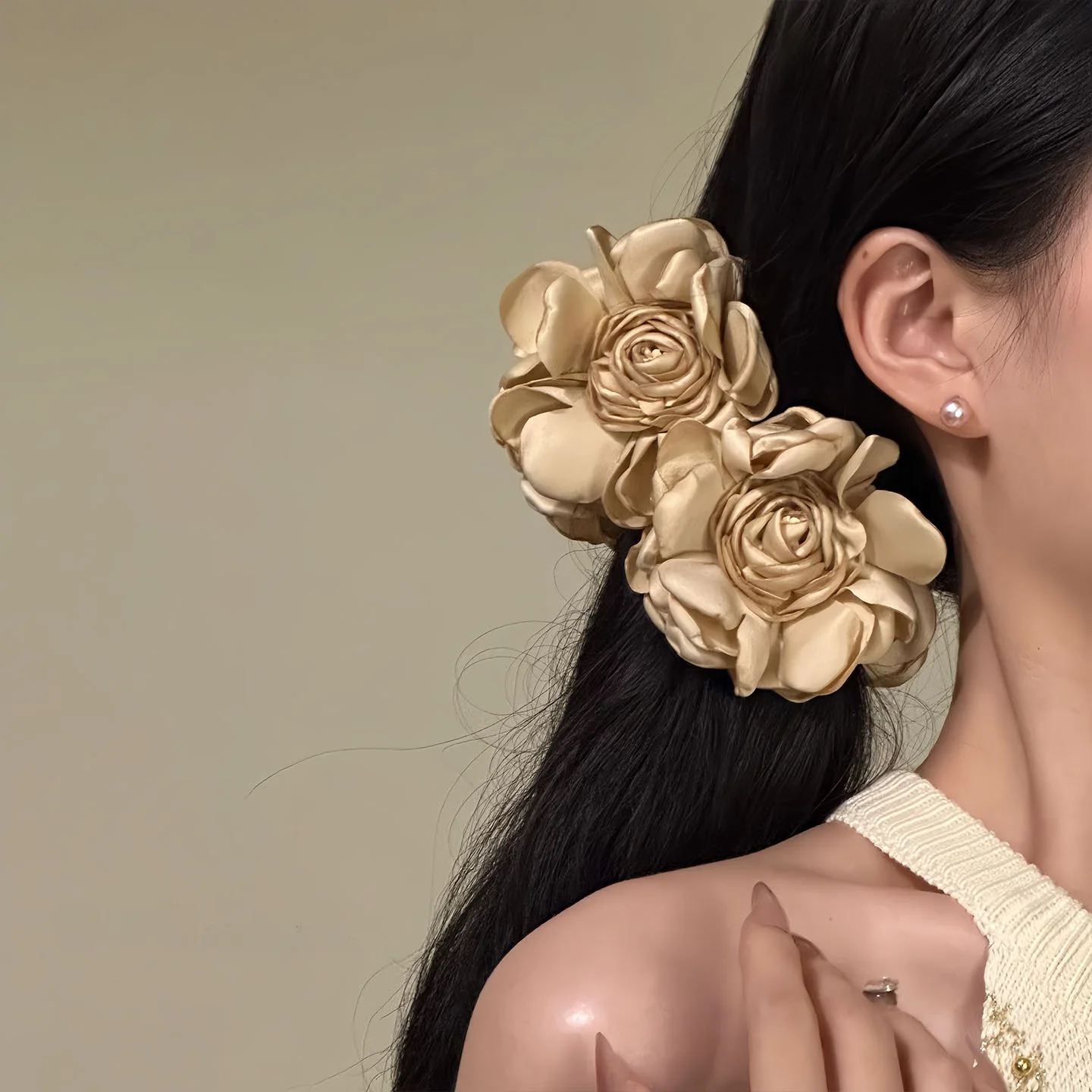 ambitionista-original【-lirio-da-noite】super-fada-aosphere-flor-banana-clipe-cauda-acessorios-de-cabelo-material-de-tecido