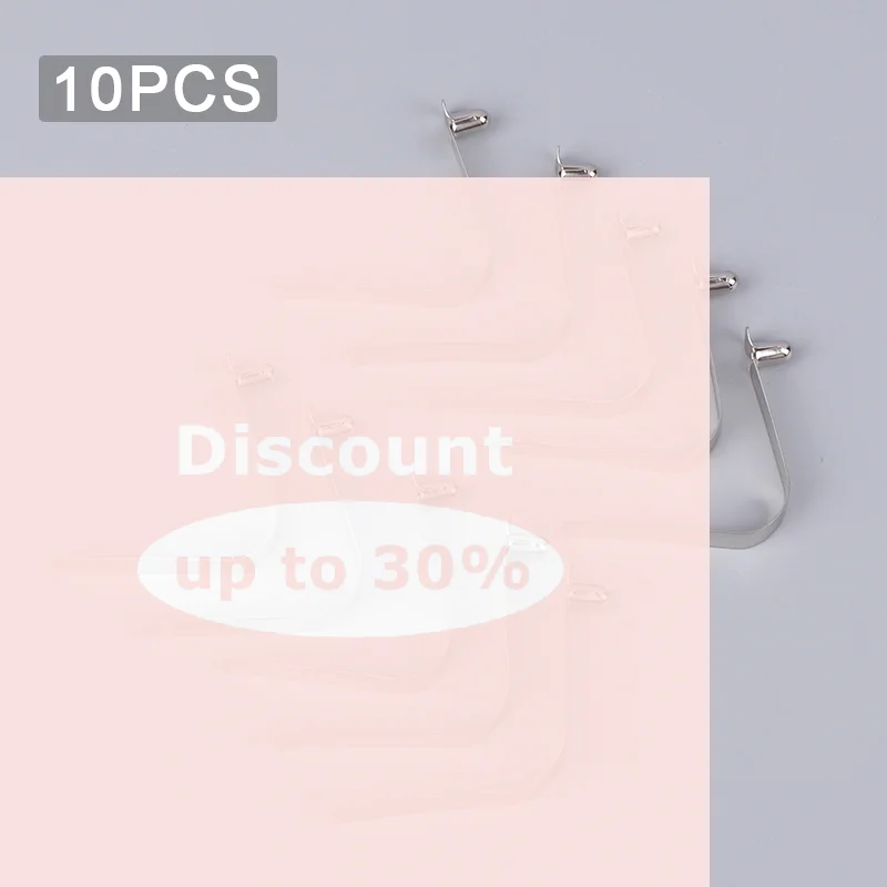 [10PCS Pipe Single Button Snap Locking V Type Caravan Steel Kayak Paddle Spring Clip Push Clamp Tent Pole Pin]
