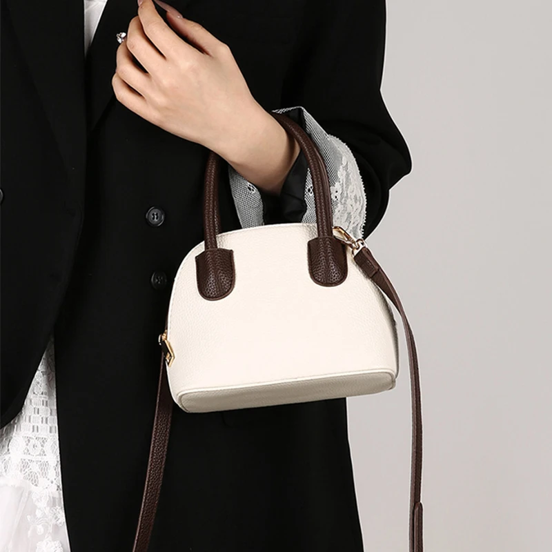 

Модная сумка-ракушка, женские сумки через плечо из мягкой искусственной кожи, женская маленькая сумка на молнии подмышками, универсальные дорожные сумки