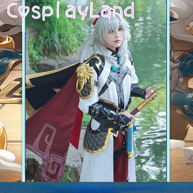 Traje de Cosplay de Game Honkai Star Rail Jing Yuan para hombres, juego de rol de Honkai Jingyuan, conjunto completo, traje de fiesta de Halloween Cos