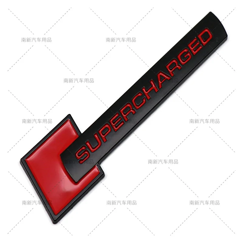

3d Metal Supercharged Emblem Badge Decal Car Sticker for Q7 S Line A6 C6 A8 D4 S4 B8 S6 C5 V6 Supercharged Logo Accessories