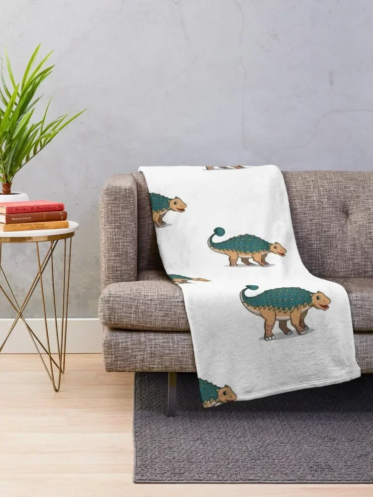 Ankylosaurus Throw Blanket Quilt Nap Blankets