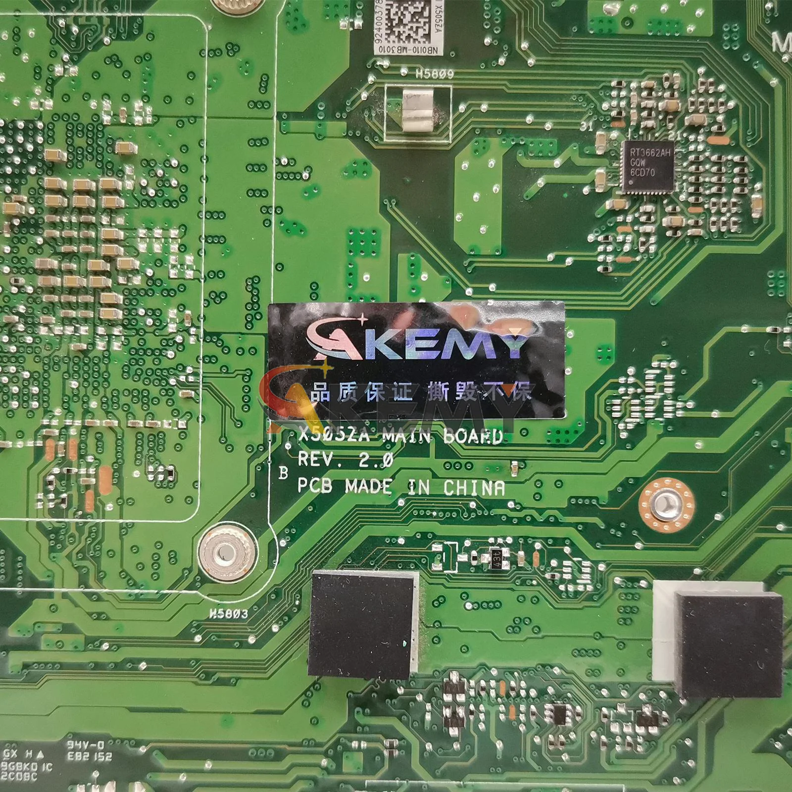 Placa base para ordenador portátil X505ZA para ASUS VivoBook X505Z F505Z X505ZA A505Z K505Z RX505Z placa base con CPU R3 R5 R7 100% pruebas OK stk