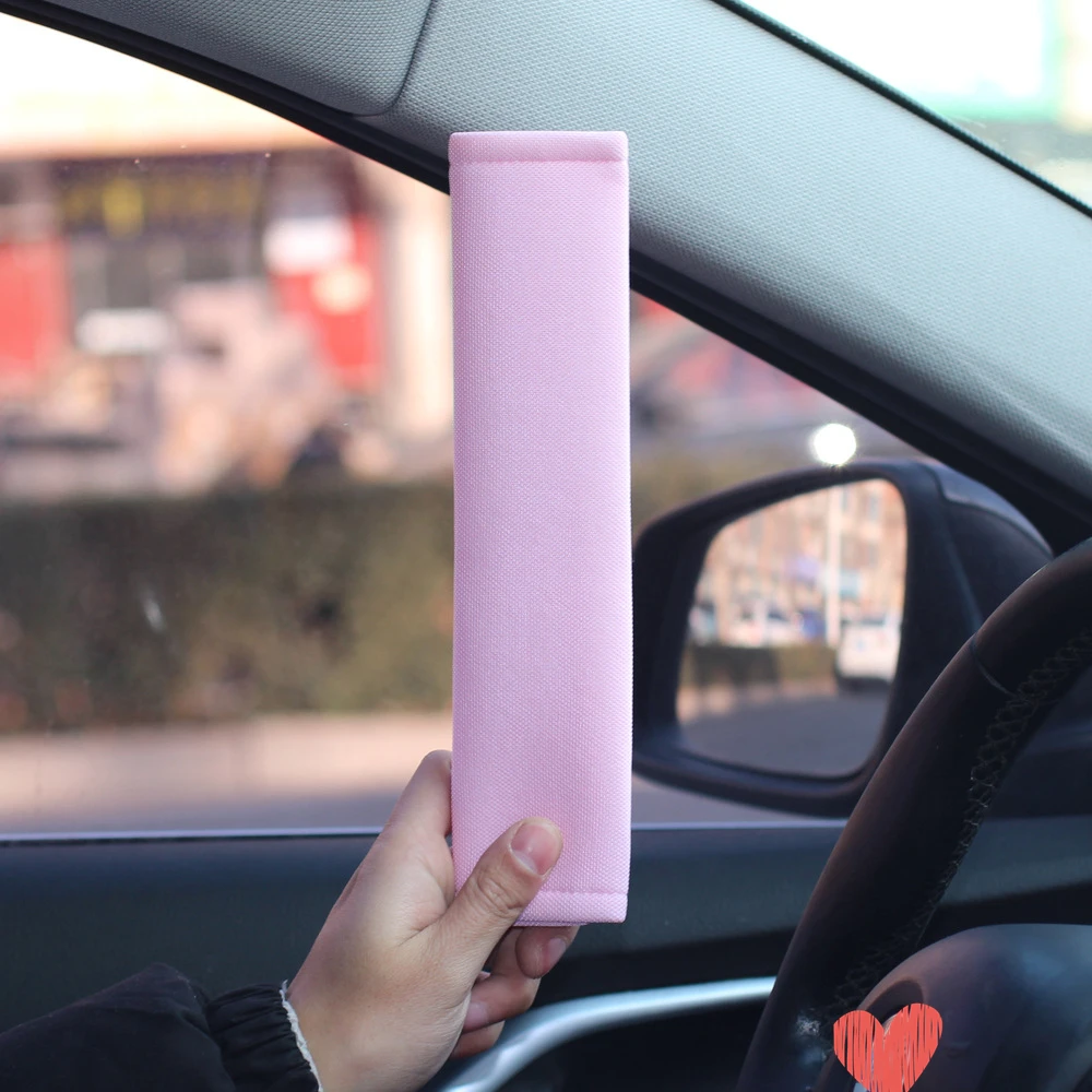 

1Pc Car Seat Belt Shoulder Cover Ice Silk Breathable Soft Seatbelt Protector Pad Universal Auto Interior Decoration