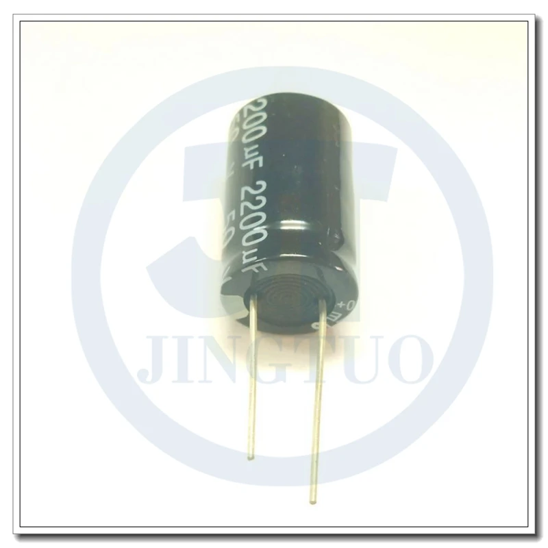 2pcs 2200uF50V 50V2200uF 2200MFD 50WV 16*25mm Radial Aluminum Electrolytic Capacitor