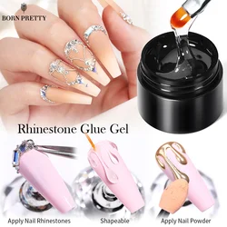 BORN PRETTY 5ML No-Wipe Rhinestone Glue For DIY Nail Art Sticky Gel Used For Nail Powder Nails Shapesble Nail Rhinestones