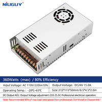360W AC110V-240V Power Transformer DC12V 24V Switching Power Supply Power Adapter for Lighting Fittings