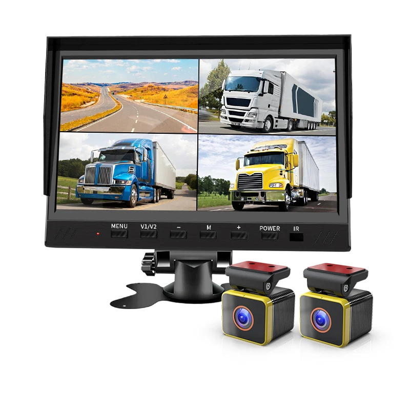 

High Definition IPS Display Screen 1080P Reversing Backup Cameras Car Reverse Image 2CH 7 Inch Vehicle Monitor Truck Recorder