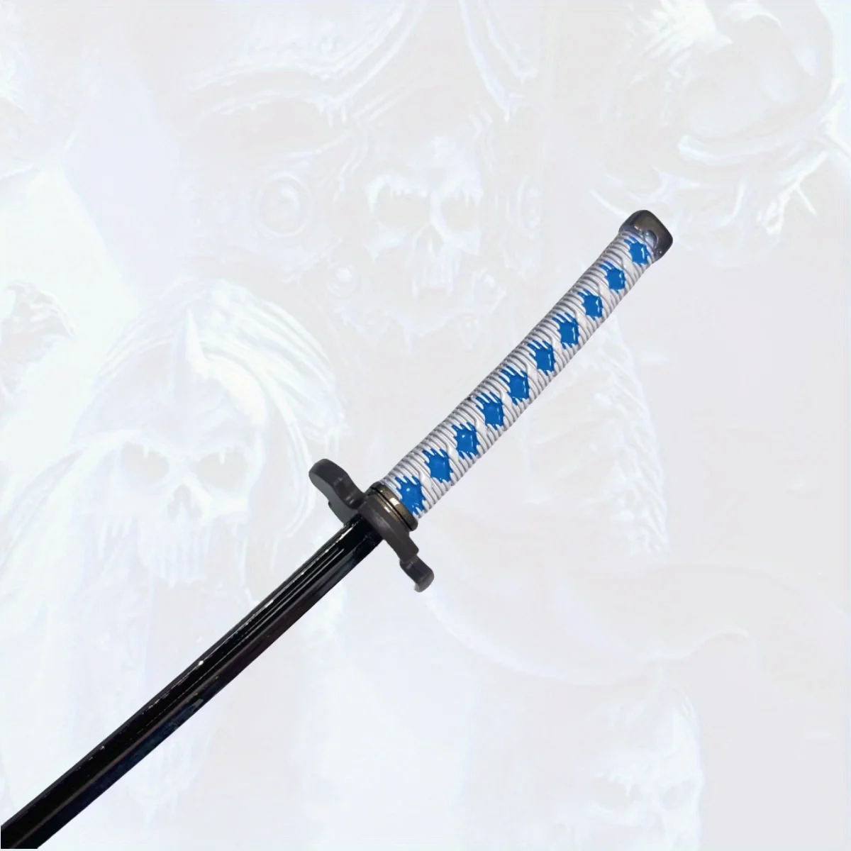 8.6 pollici Demone Slayer Kamado Tanjirou Metallo Katana Spada Sciabola Ninja Coltello Originale Samurai Sabre Accessori Cosplay Prop Giocattolo