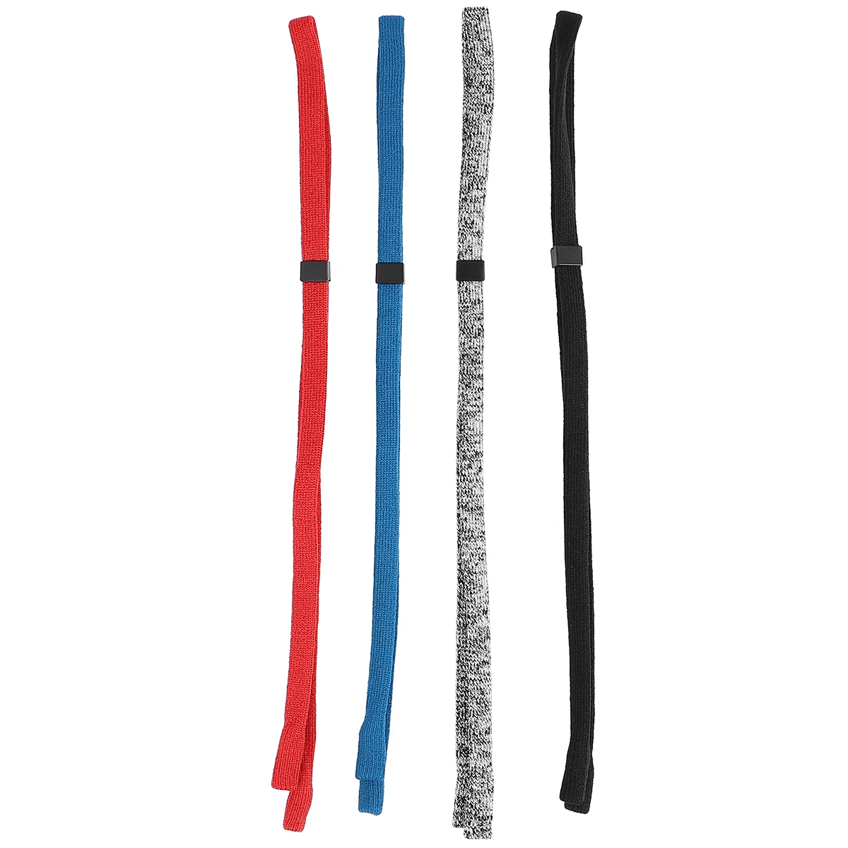 4 قطع من حبل النظارات الاحترافي، حامل نظارات أنيق للأنشطة الخارجية، نظارات شمسية للقراءة باللون الأحمر والأزرق والأسود والأبيض