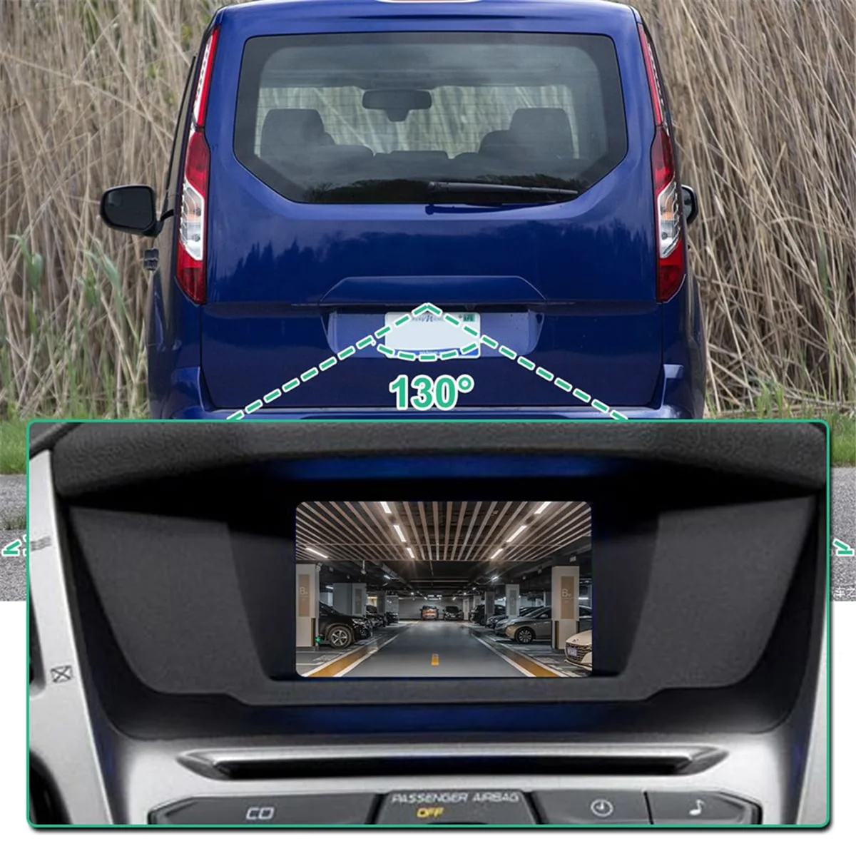 CK4Z-19G490-A Rear View Backup Camera for Ford Transit 150 250 350 2015-2017 Transit Cargo Van 2018-2019